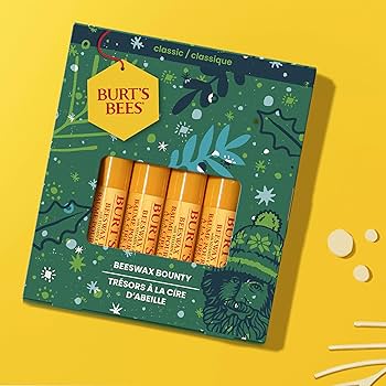Amazon.com : Burt's Bees Lip Balm Gift Set, Beeswax Bounty Classic